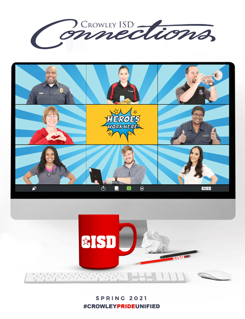 Crowley ISD Connections Magazine Cover 